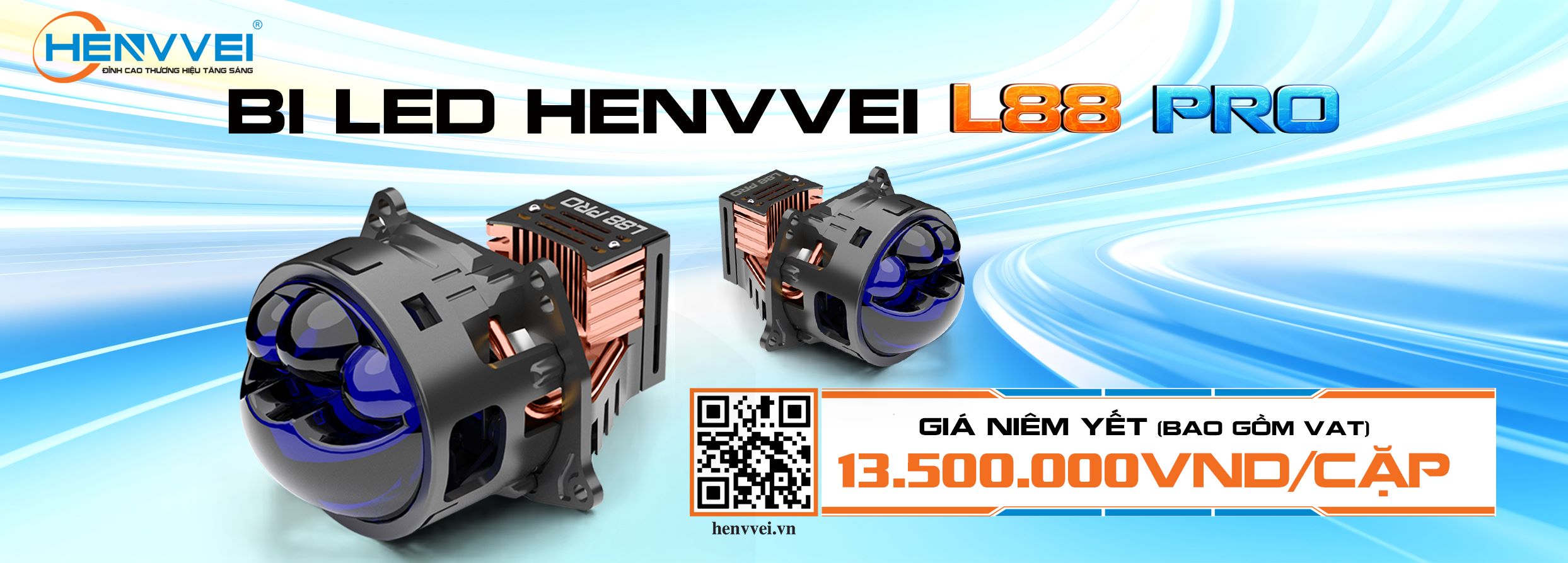 BI LED HENVVEI L88 PRO