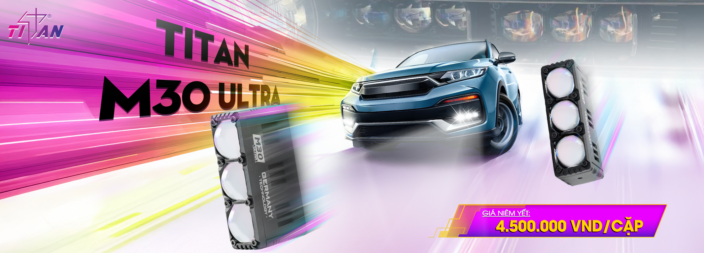 ĐÈN TRỢ SÁNG TITAN M30 ULTRA