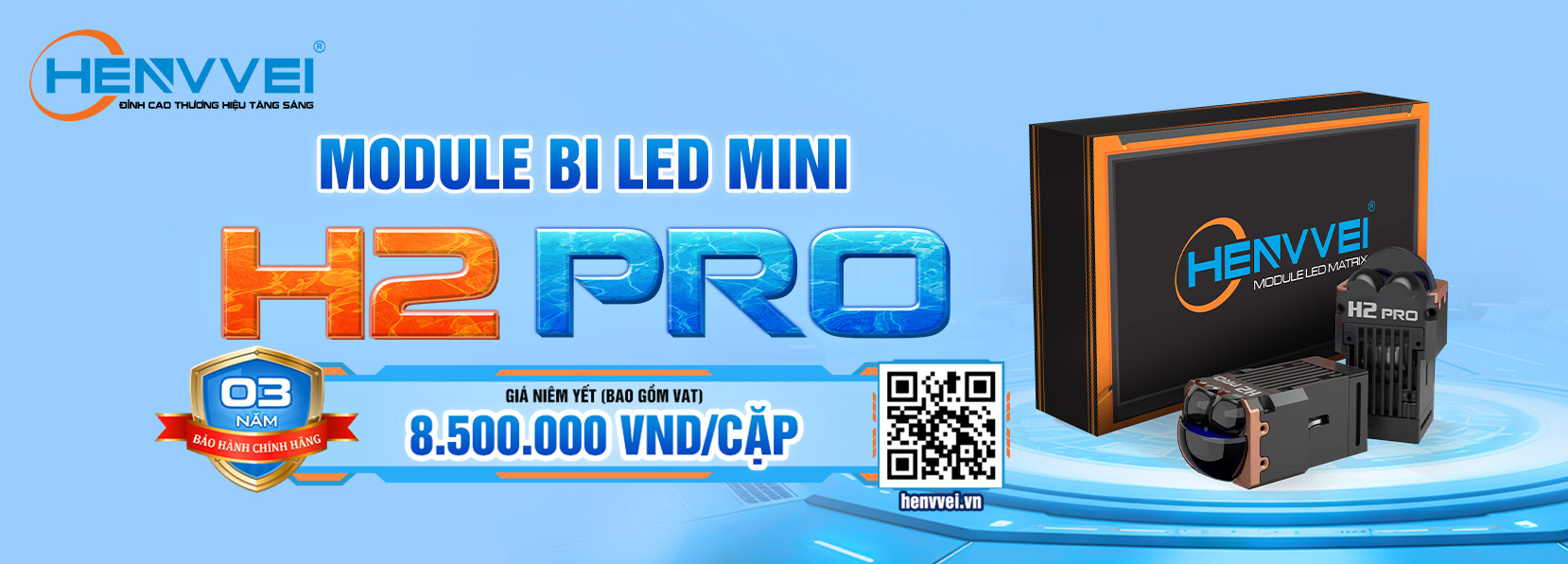 MODULE BI LED MINI HENVVEI H2 PRO