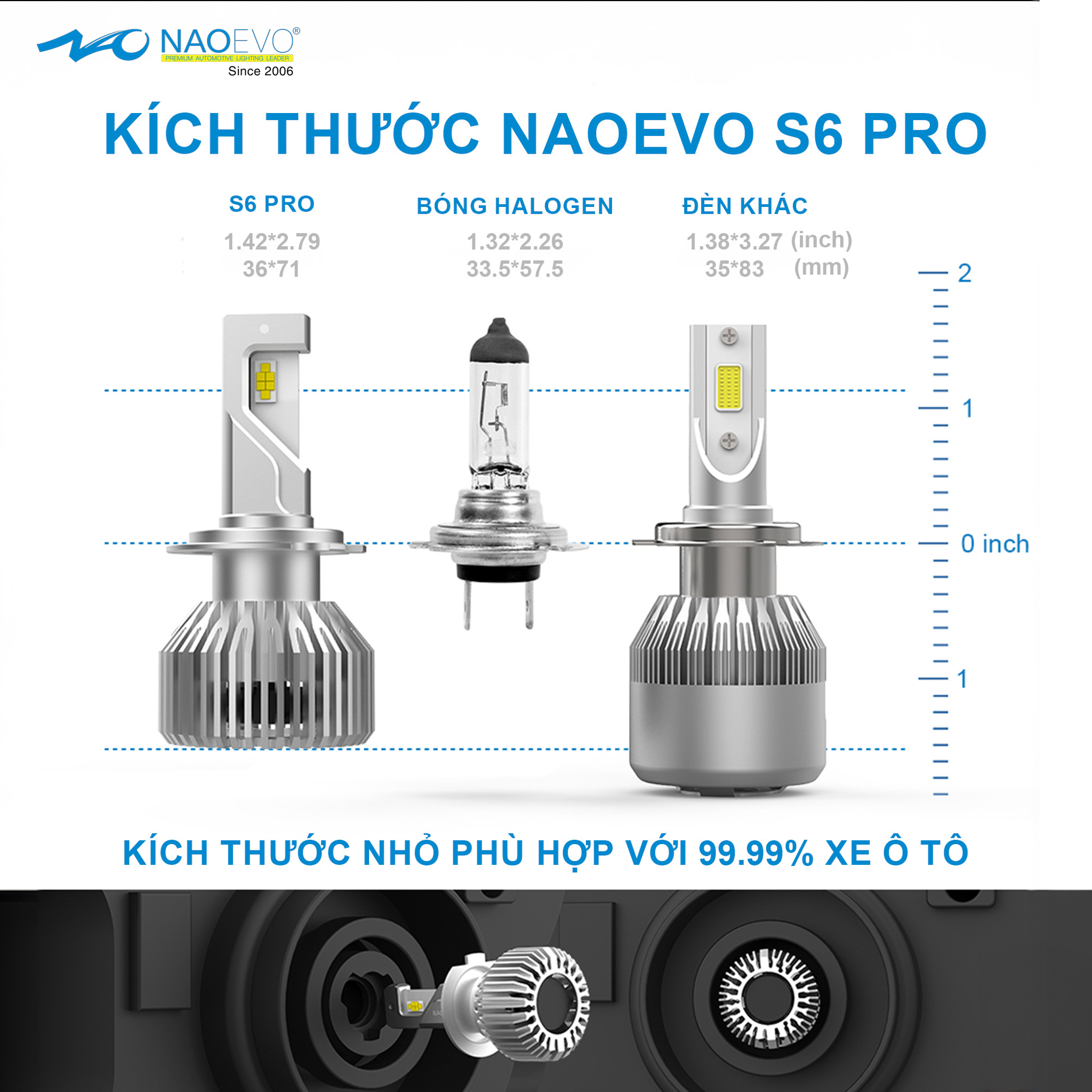 BÓNG LED NAOEVO S6 PRO