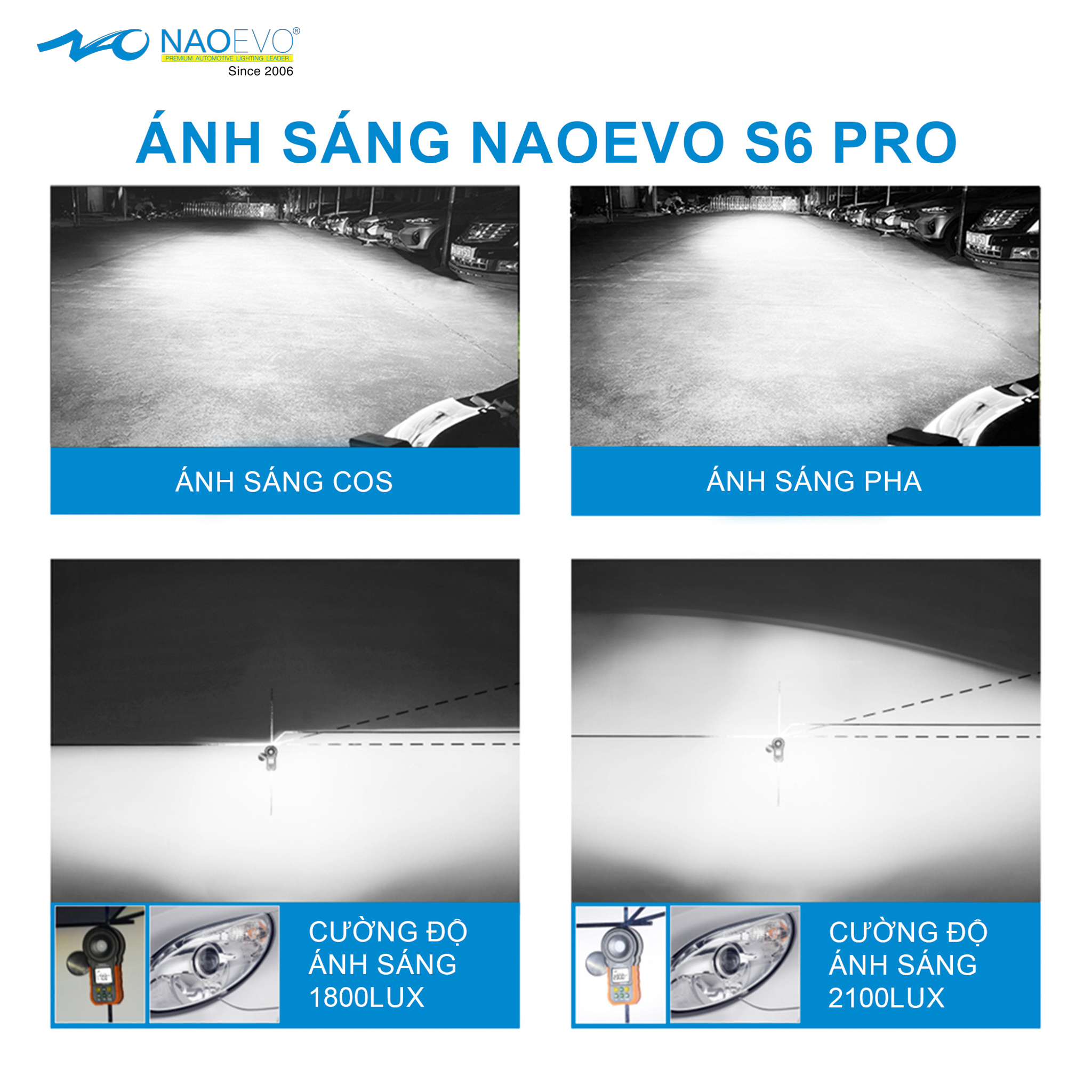 BÓNG LED NAOEVO S6 PRO